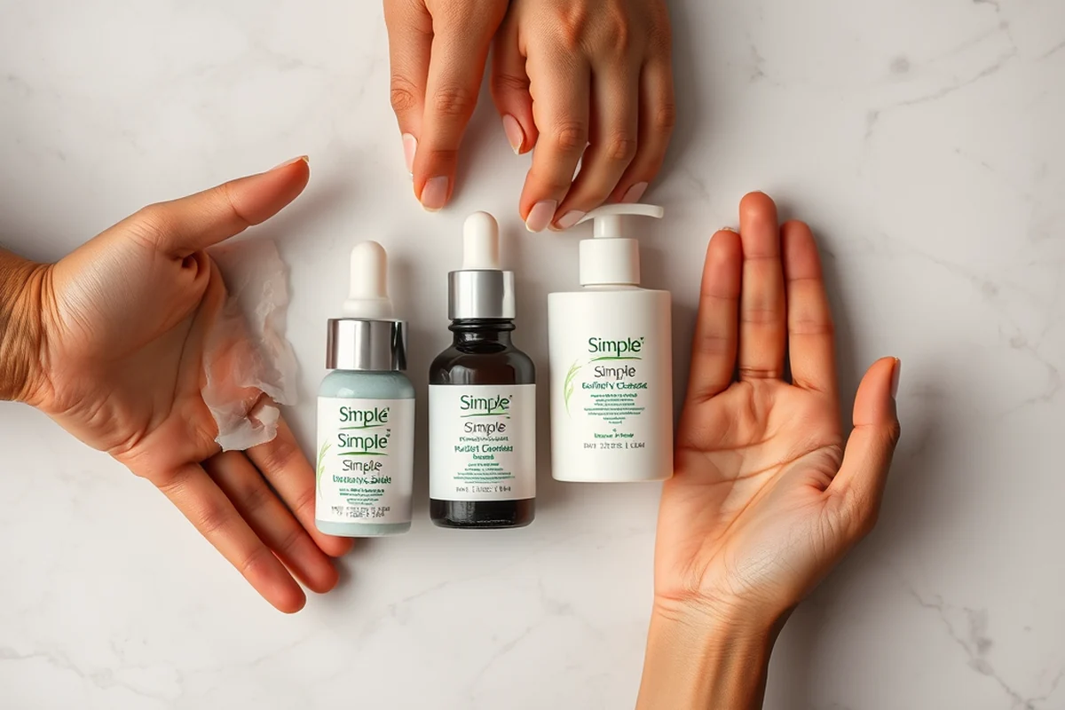 simple sensitive-skin products product — Simple Sensitive-skin Products Product (the finished result)