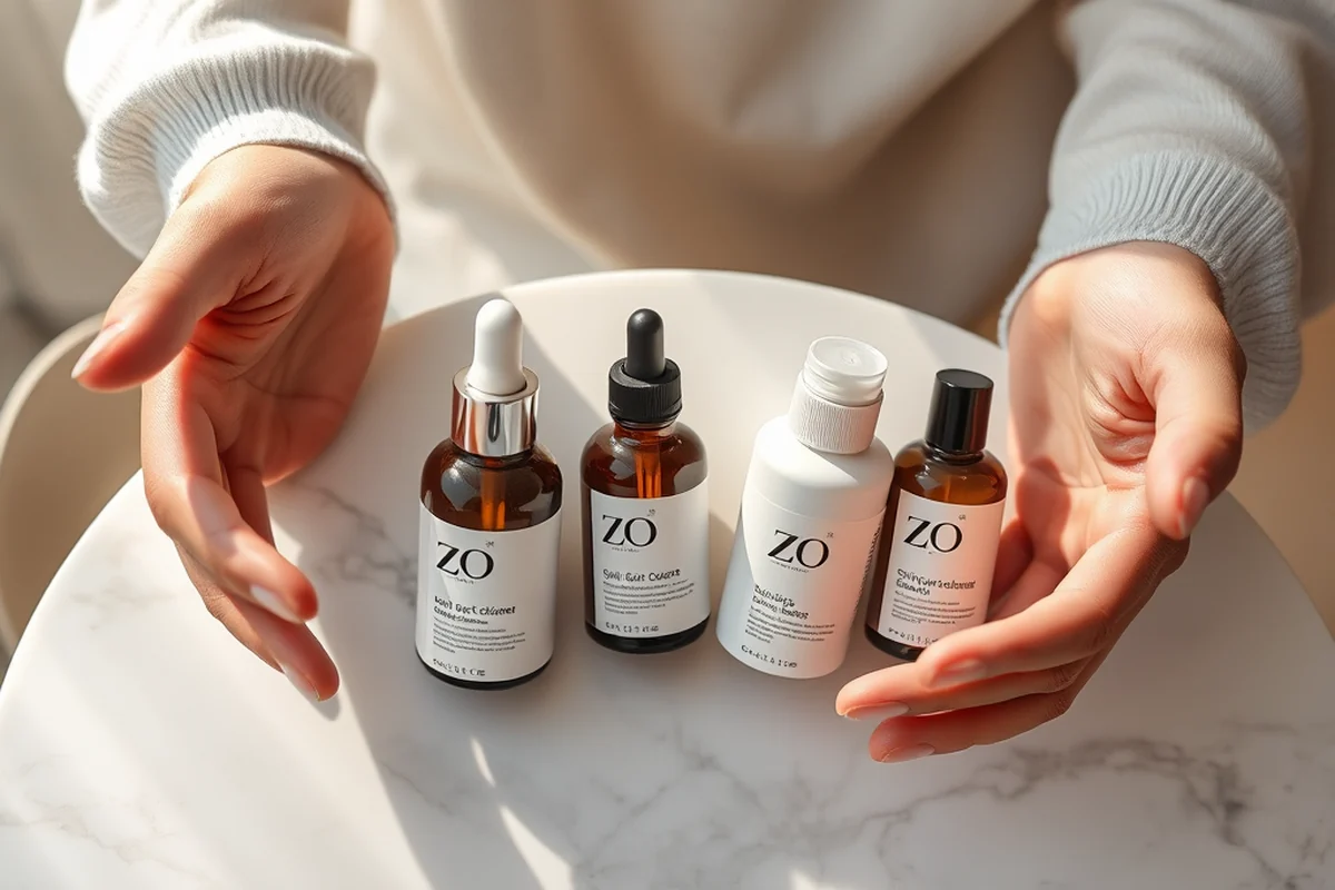 zo skin care products — Zo Skin Care Products (the finished result)